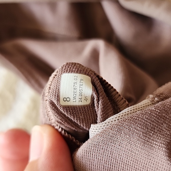 Lululemon Nulu Strappy One-Shoulder Bra A/B Cup In Taupetastic EUC - Picture 6 of 6